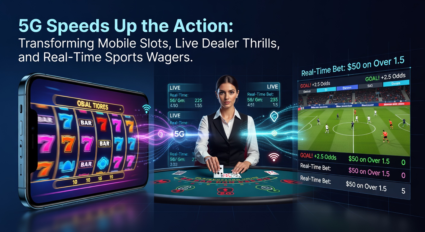 Snelle 5G-verbindingen die mobiele slots en live dealer games transformeren met real-time actie en lage latency