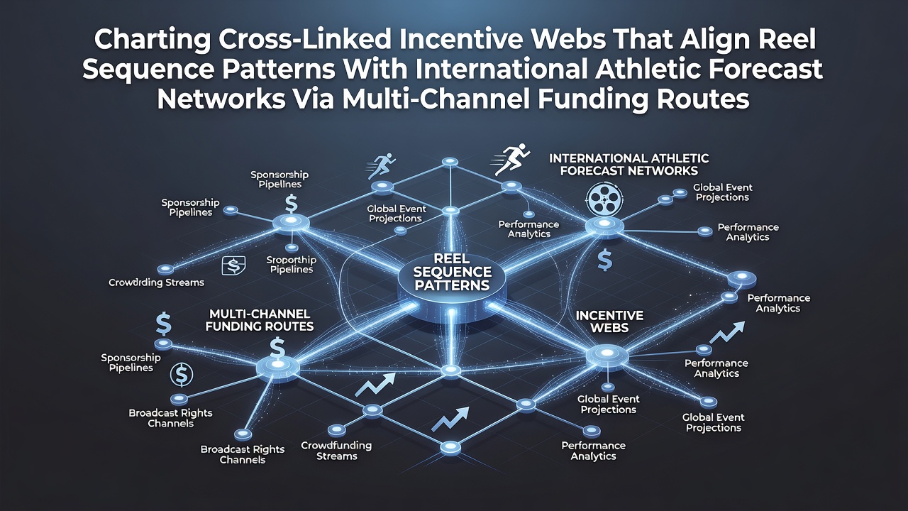 Diagram van cross-linked incentive webs die reel sequence patterns verbinden met athletic forecast networks