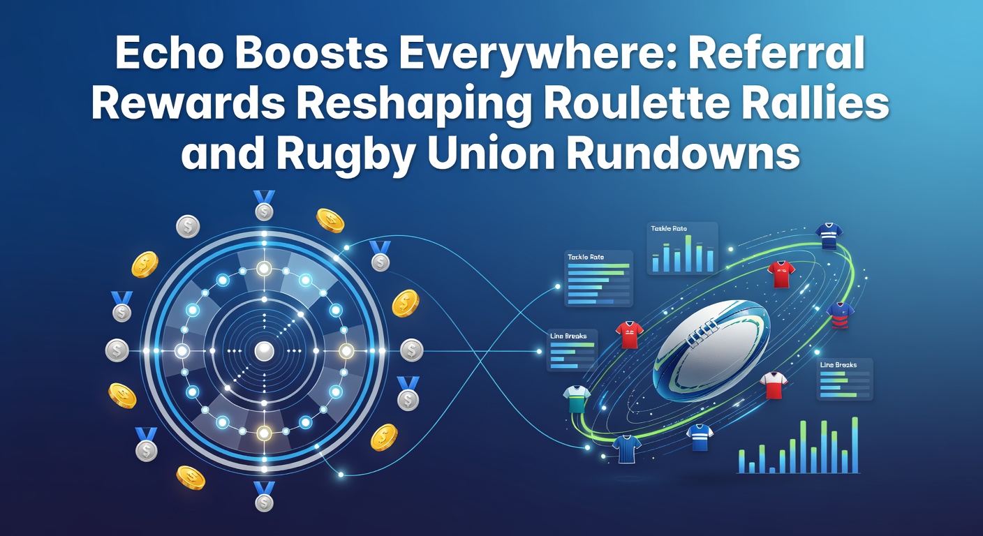 Spelers delen verwijzingscodes tijdens een intense roulette sessie, met rugby union wedstrijden op de achtergrondschermen