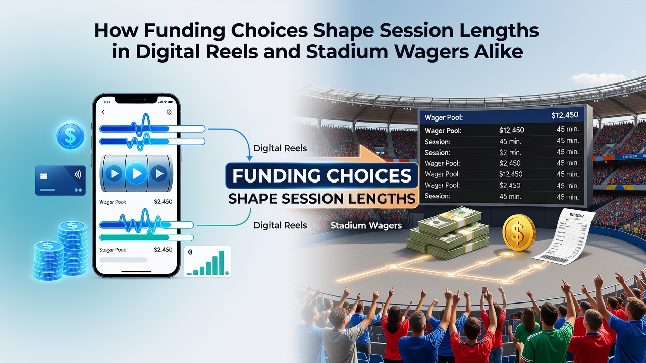 Illustratie van mobiele betalingen die sessies in digitale slots en sportweddenschappen beïnvloeden