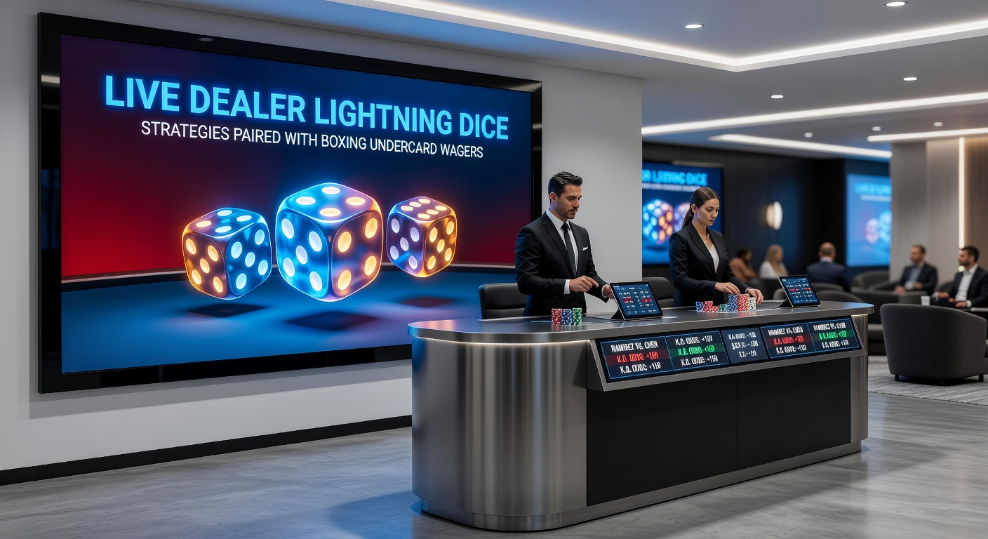 Grafiek van volatiliteit curves: Lightning Dice pieken naast vlakke boxing undercard lijnen, illustrerend matching strategieën