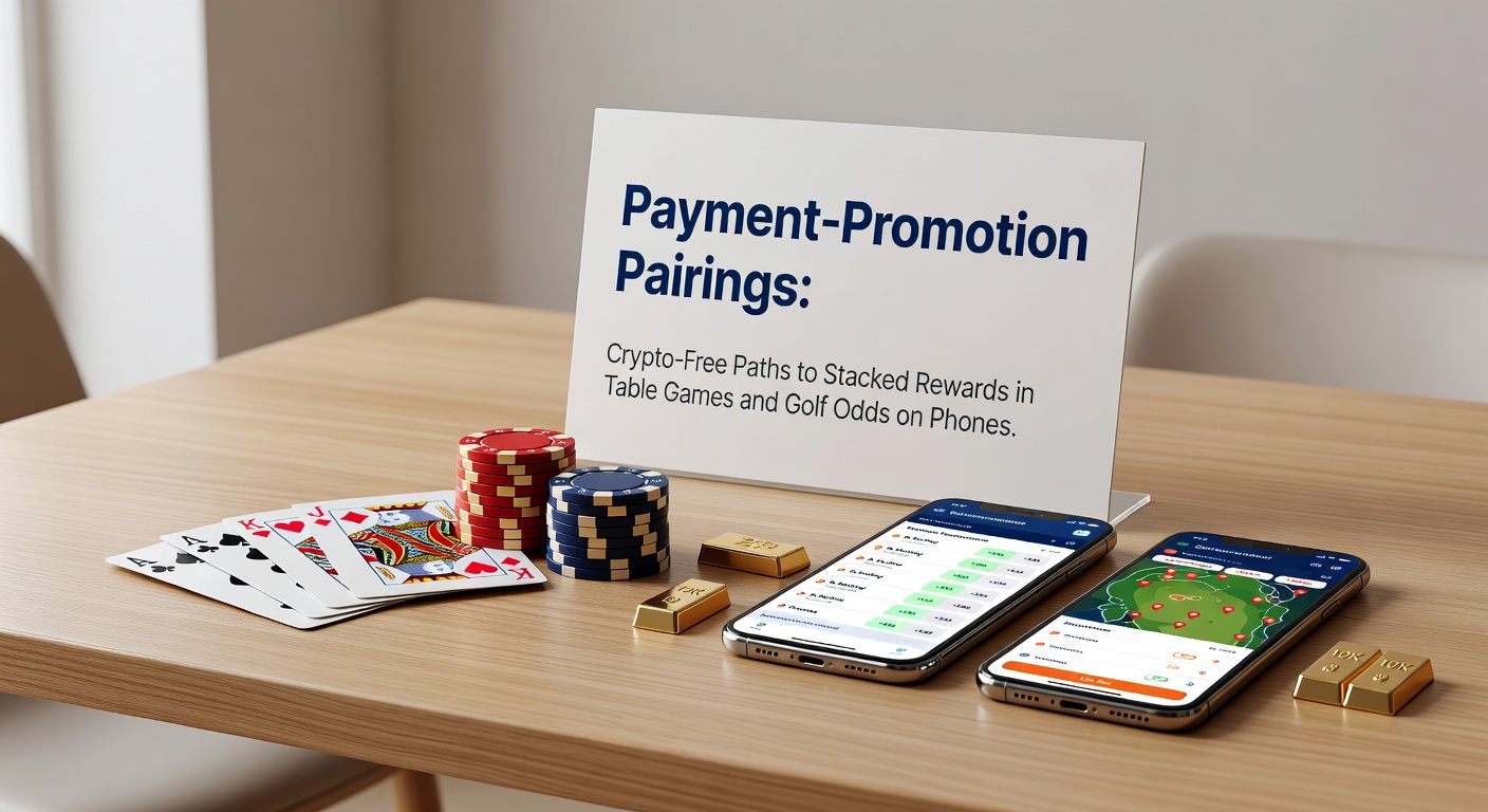 Speler checkt promoties op mobiel tijdens tafelspel sessie met golf odds op achtergrondscherm