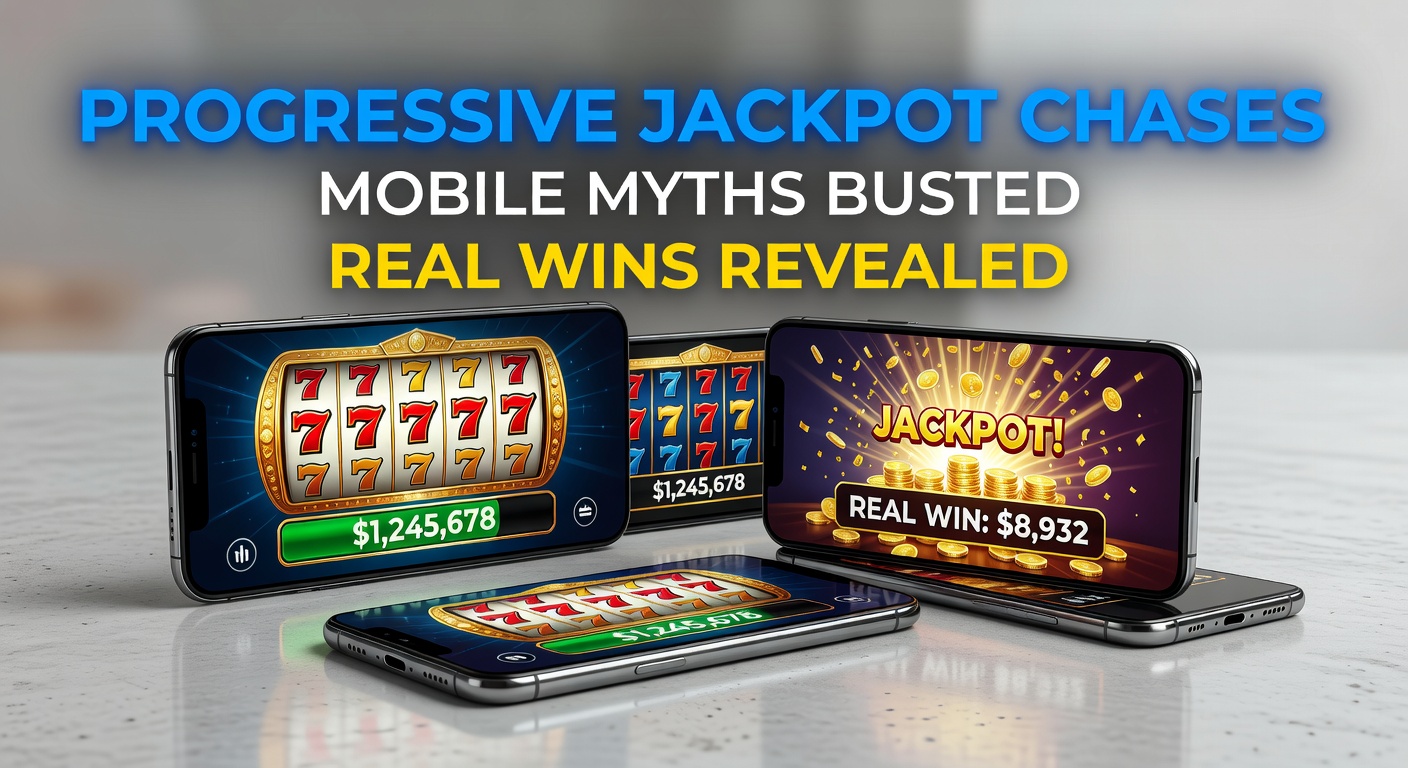 Smartphone met progressieve jackpot slot spel op scherm, pot groeit zichtbaar