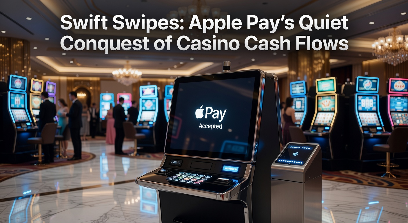 Grafiek met stijgende adoptie van Apple Pay in online casinos, tonen procenten van transacties per jaar in Europa en de VS