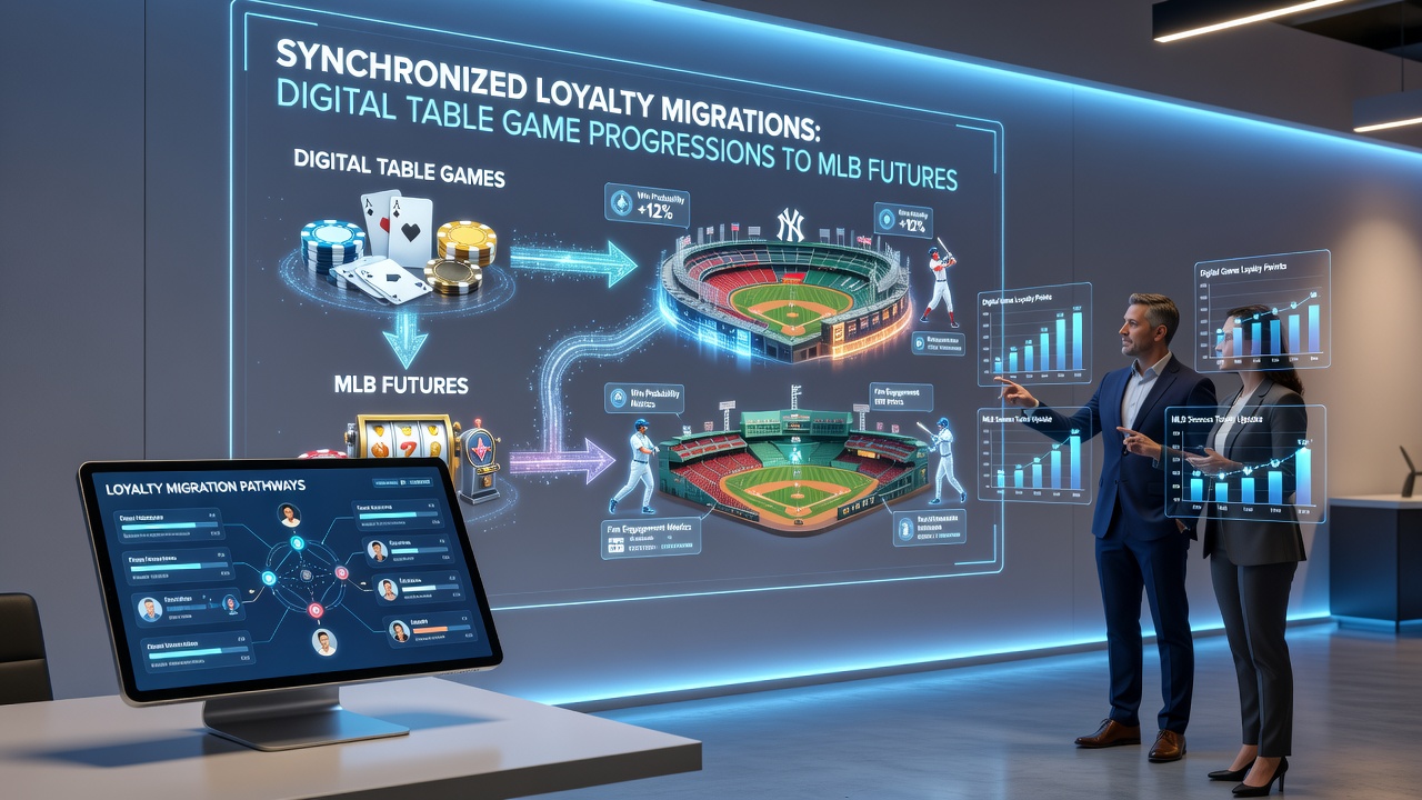 Synchronisatie van loyaliteitspunten tussen live casino en MLB futures via biometrie