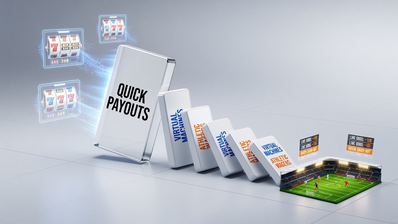 Grafiek die de verschuiving in spelerskeuzes tussen virtuele machines en sportweddenschappen illustreert na snelle uitbetalingen